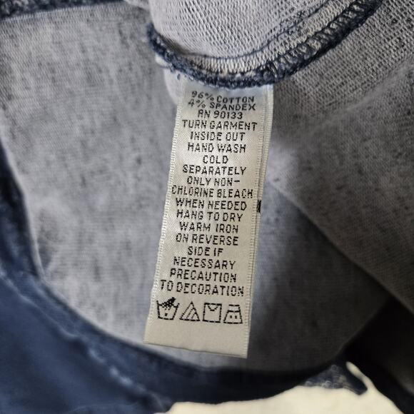 Dream Jeannes by Quaker Factory Vest 3X Blue Rhinestone Embellished Bling Boho - Picture 8 of 11